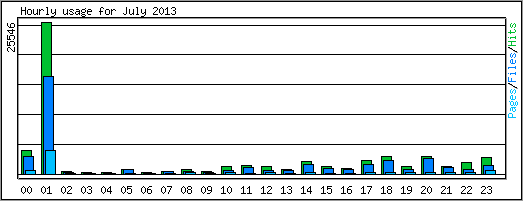 Hourly usage